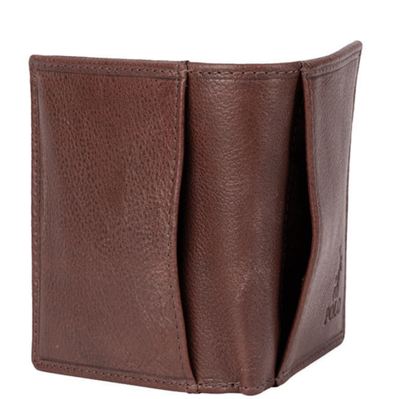 Polo Chobe Leather credit card wallet PO59913 brown rear png
