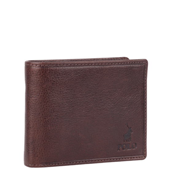 Polo Chobe PO59917 Billfold with drivers brown front3qrtr png