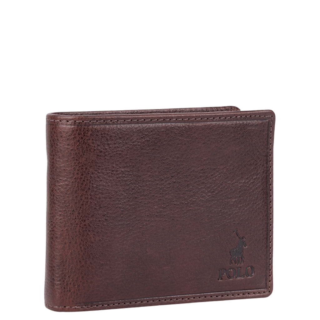 Polo Chobe PO59917 Billfold with drivers brown front3qrtr png
