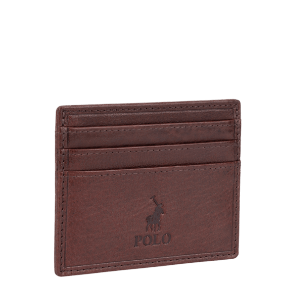 Polo Chobe PO59920 Leather multicard and coin wallet brown front3qrtr 1 png