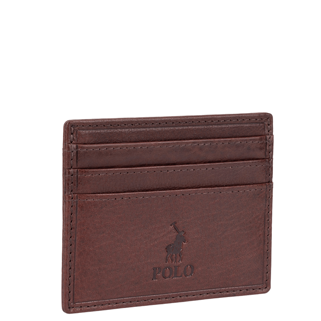 Polo Chobe PO59920 Leather multicard and coin wallet brown front3qrtr 1 png