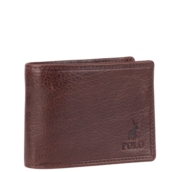 Polo Chobe PO59920 Leather multicard and coin wallet brown front3qrtr png
