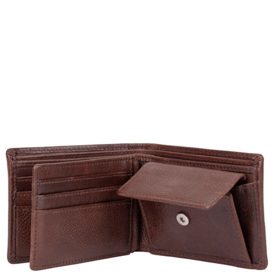 Polo Chobe PO59920 Leather multicard and coin wallet brown interior3 png