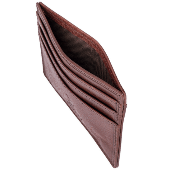 Polo Chobe PO59920 Leather multicard and coin wallet brown pocket png