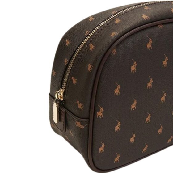 Polo Iconic New Shape toiletry bag POS44769 brown side detail jpg
