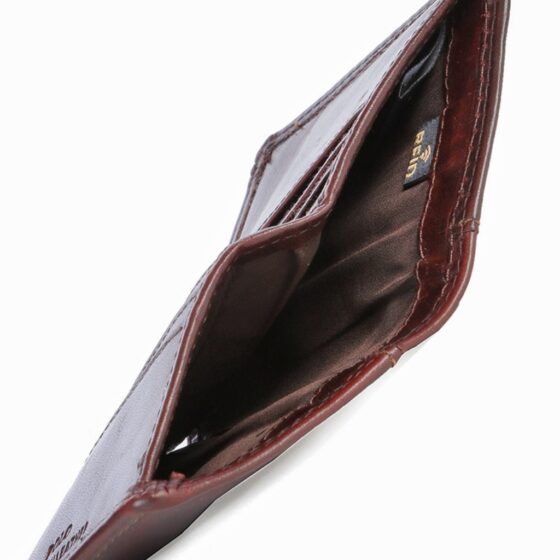 Polo Kenya Leather Card Wallet PO45013 Brown interior2 jpg