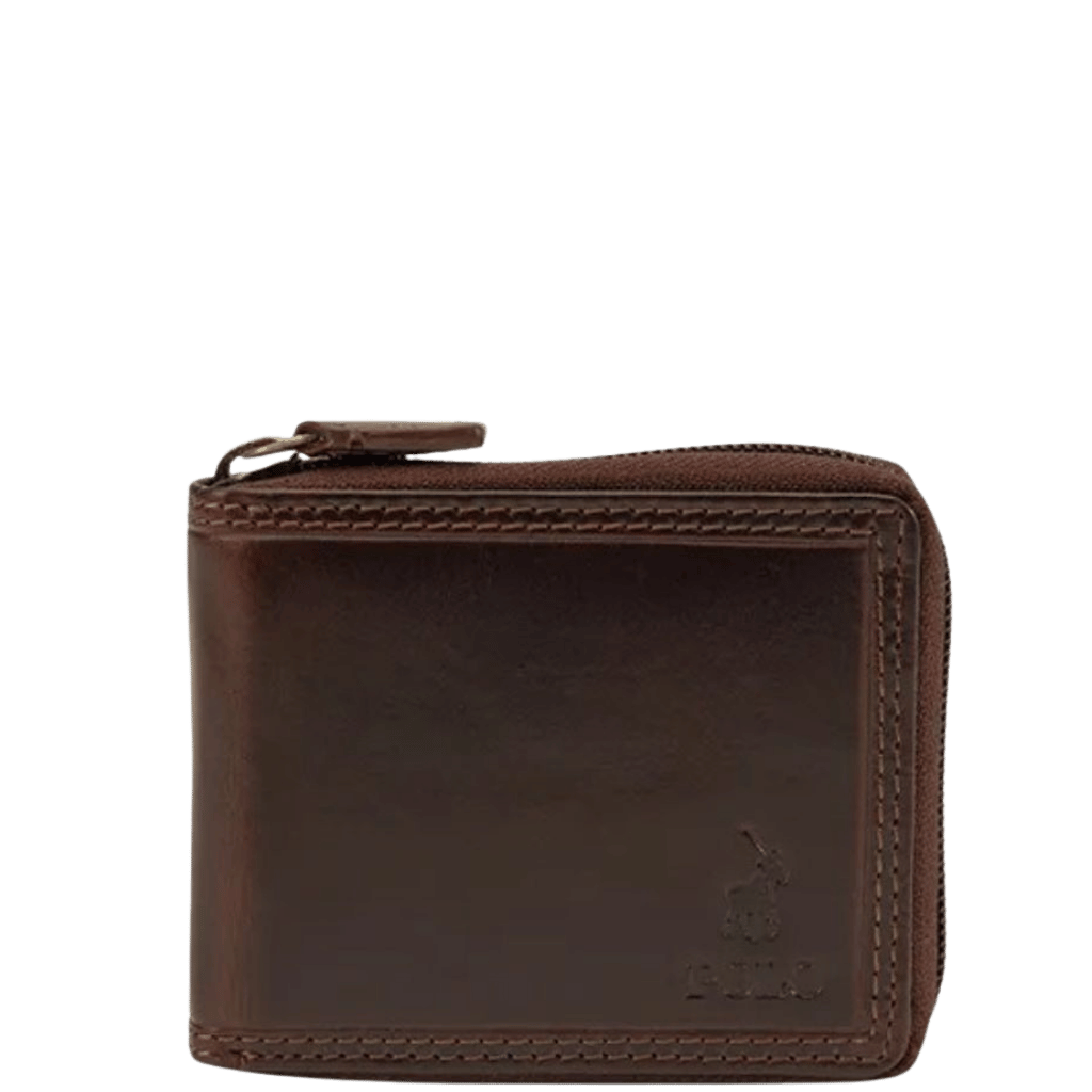 Polo Kenya Zip around wallet brown POS45026 transp