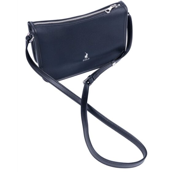 Polo Lyon POS43123 black sling handbag black top jpg