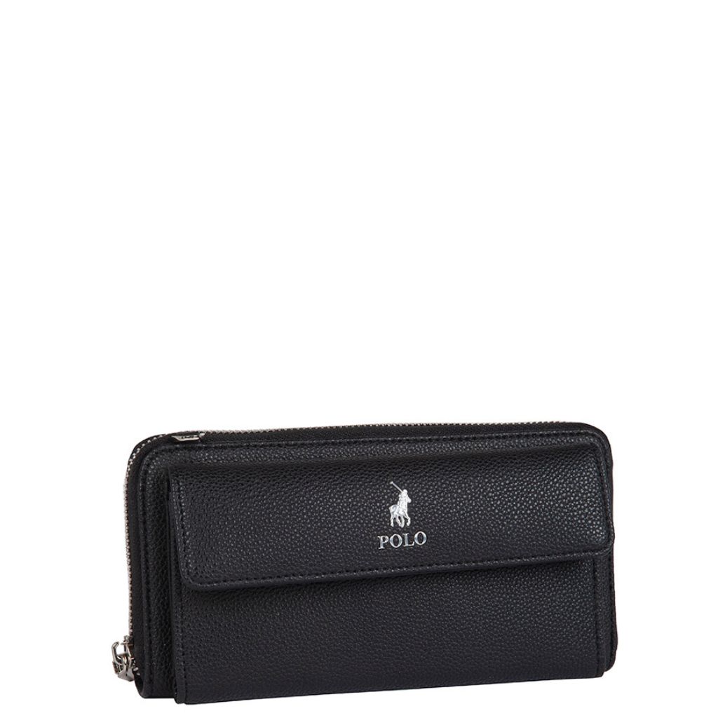 Polo Lyon Phone Sling Handbag Pos43161 Black Front3qrtr Primary