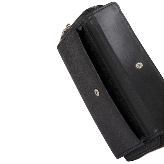 Polo Lyon Phone Sling Handbag POS43161 black front flap1