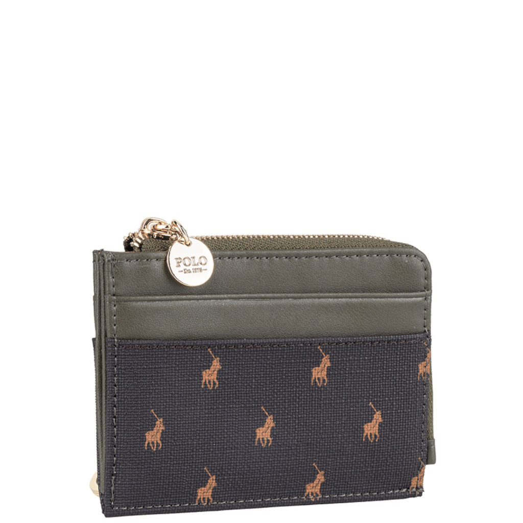 Polo Monticello POS50541 Card Holder with key ring green front primaryprimary png