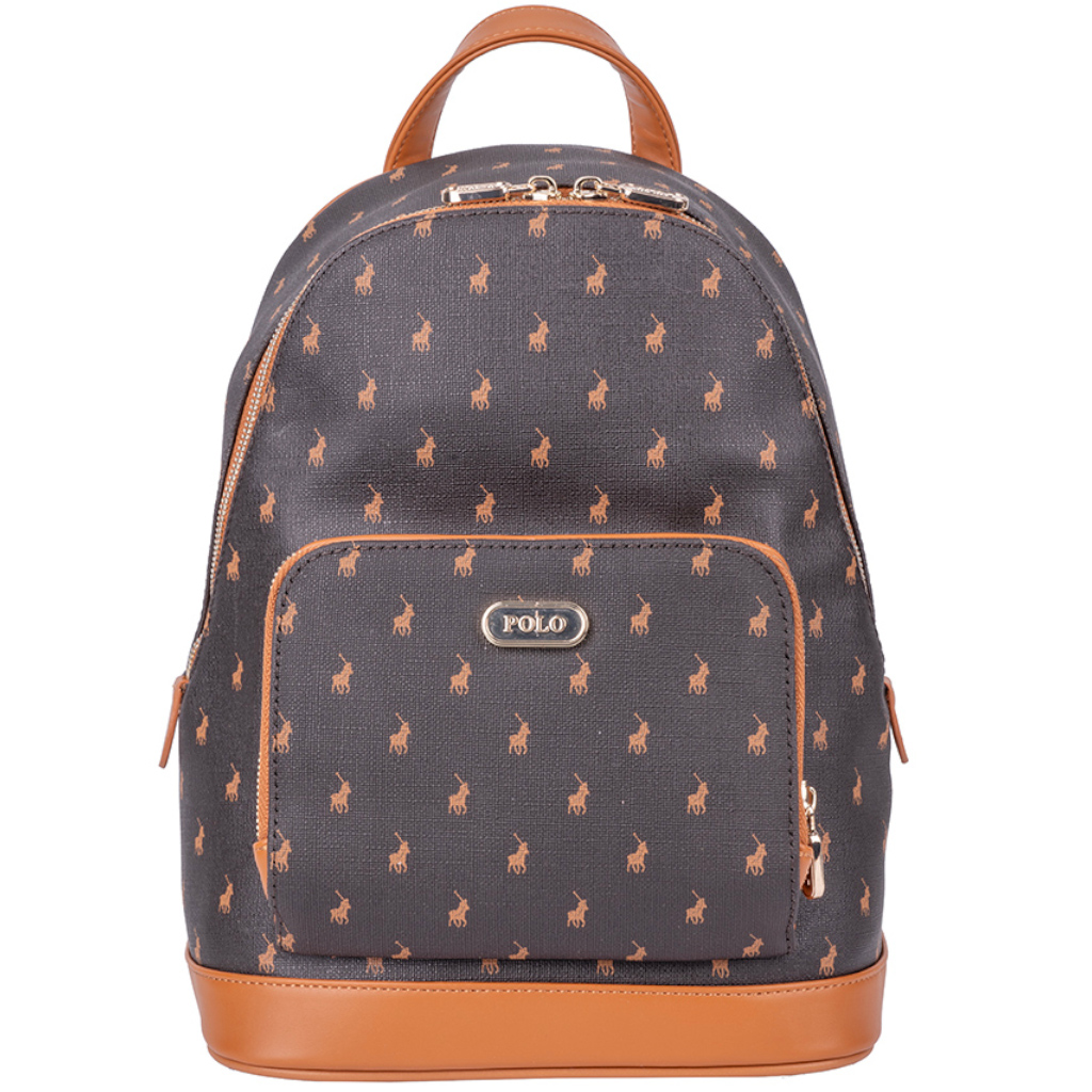 Polo New Iconic Ladies Backpack POS43251 brown front jpg