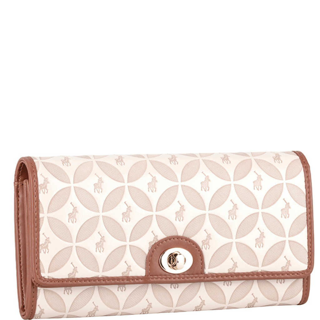 Polo Sinclair Clutch Purse 50635 beige front3qrtr png