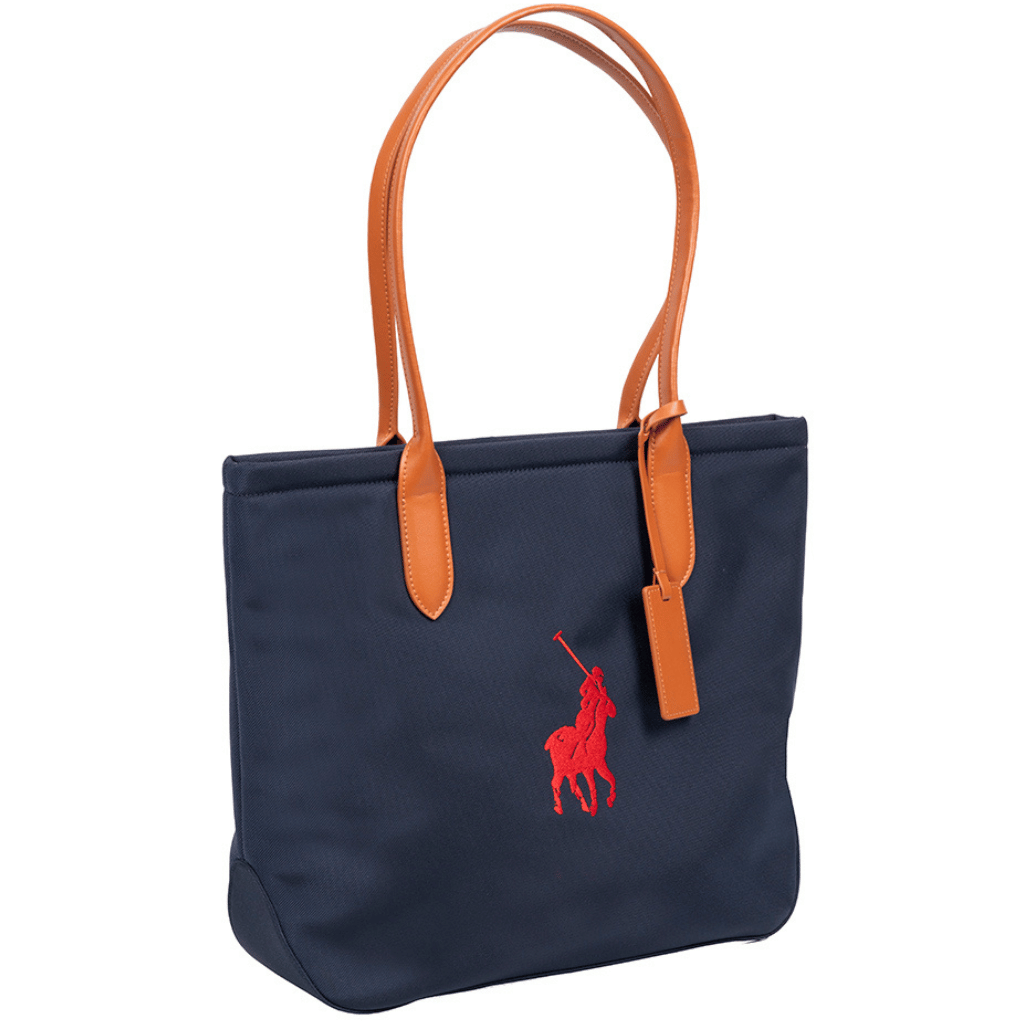 Polo Spectator POS50210 Twill Tote Navy blue front3qrtr png