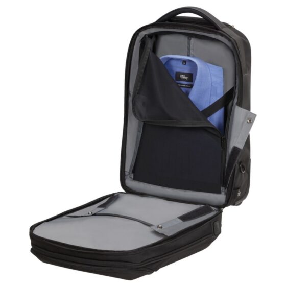Samsointe Litepoint 17 3 Laptop trolley Backpack Black KF2 interior jpg