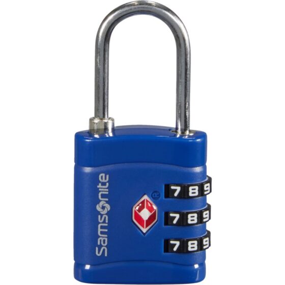 Samsonite Global Ta Tsa Combination Lock Midnight Blue Front