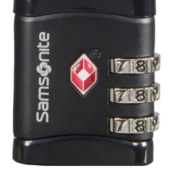 Samsonite Global Ta Tsa Cable Lock Black Detail