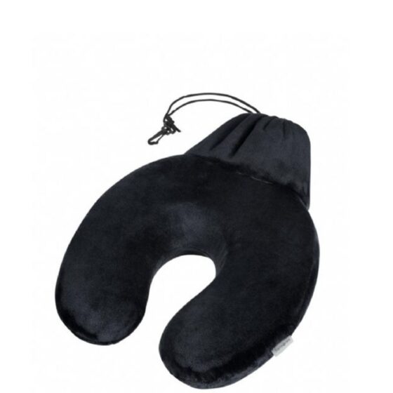 Samsonite Global Ta Memory Foam Pillow And Pouch Black Front3qrtr Primary