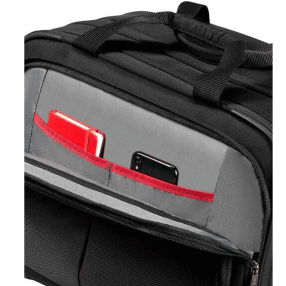 Samsonite Guardit 3 17 inch Rolling Tote Black interior1 png