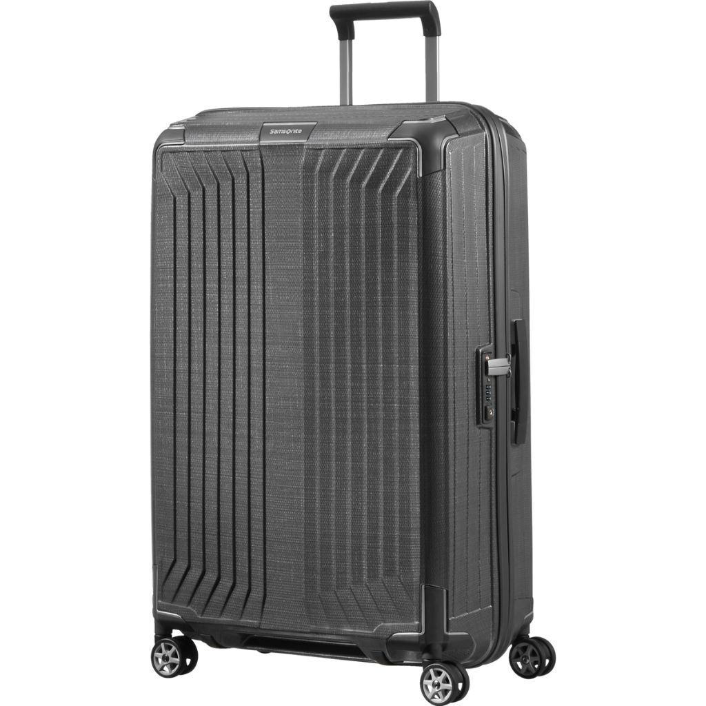 Samsonite Lite Box 42N Spinner CURV 75 Grey Front3qrtr jpg