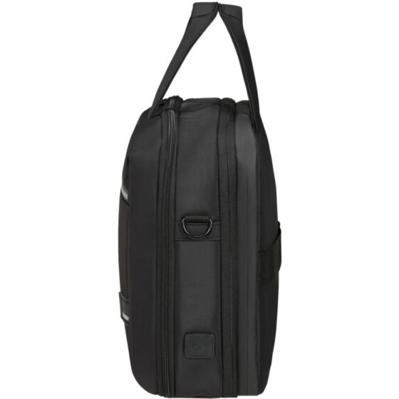Samsonite Litepoint 15 6 Bailhanlde laptop briefcase KF2 Black side jpg