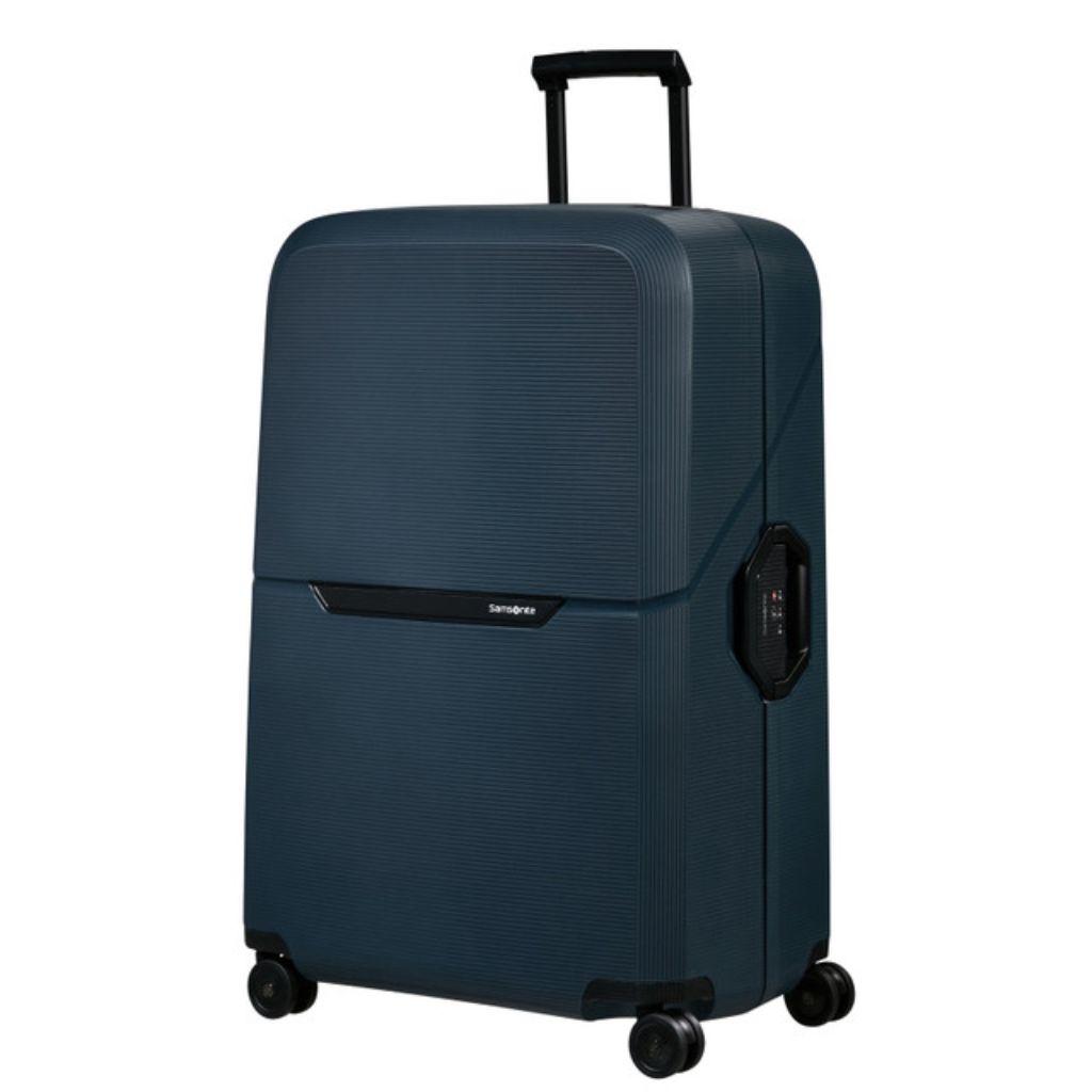 Samsonite Magnum Eco Kh2 Spinner Midnight Blue 81 Front3qrtr