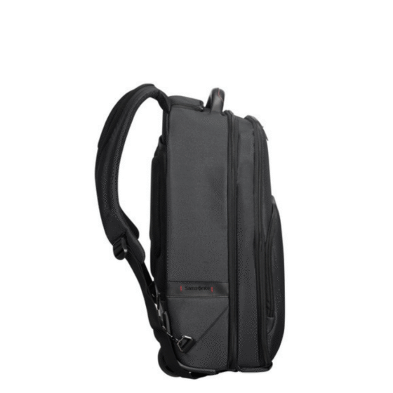 Samsonite Pro DLX 5 Rolling Business 17 inch backpack black side png