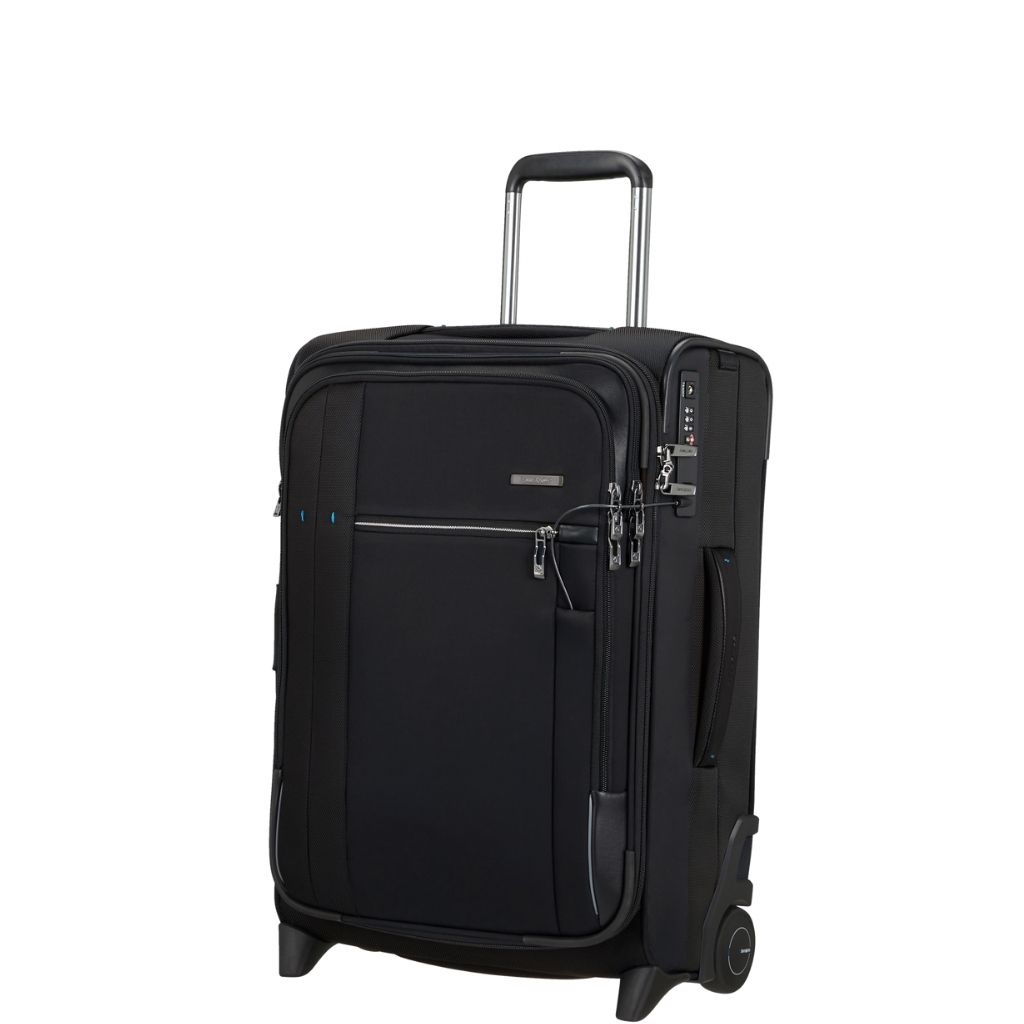 Samsonite Spectrolite 3 KG4 55cm upright business spinner Black front3qrtr primary jpg