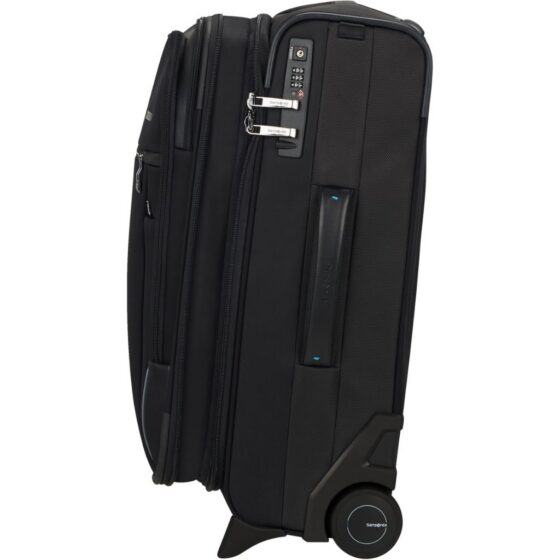 Samsonite Spectrolite 3 KG4 55cm upright business spinner Black side expanded jpg