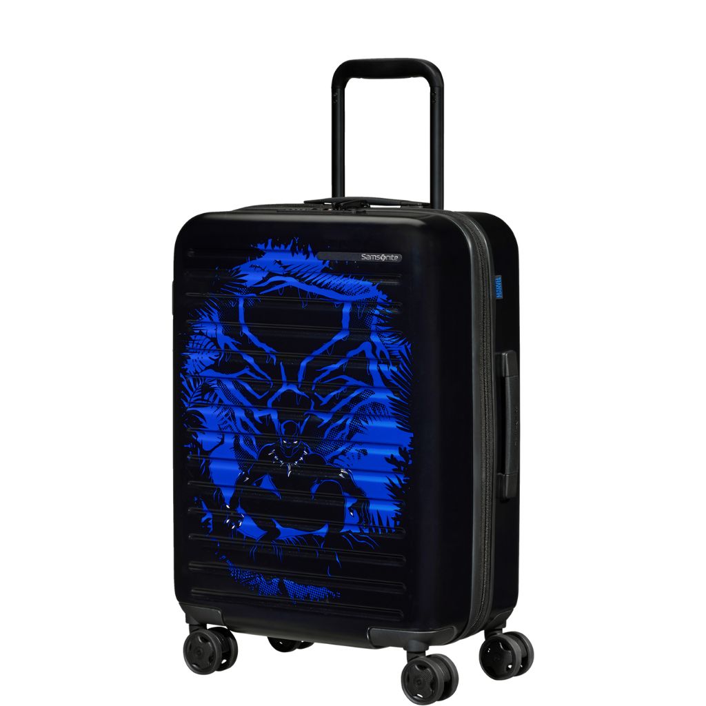 Samsonite Stackd 55cm Spinner Black Panther Edition Front3qrtr Primary
