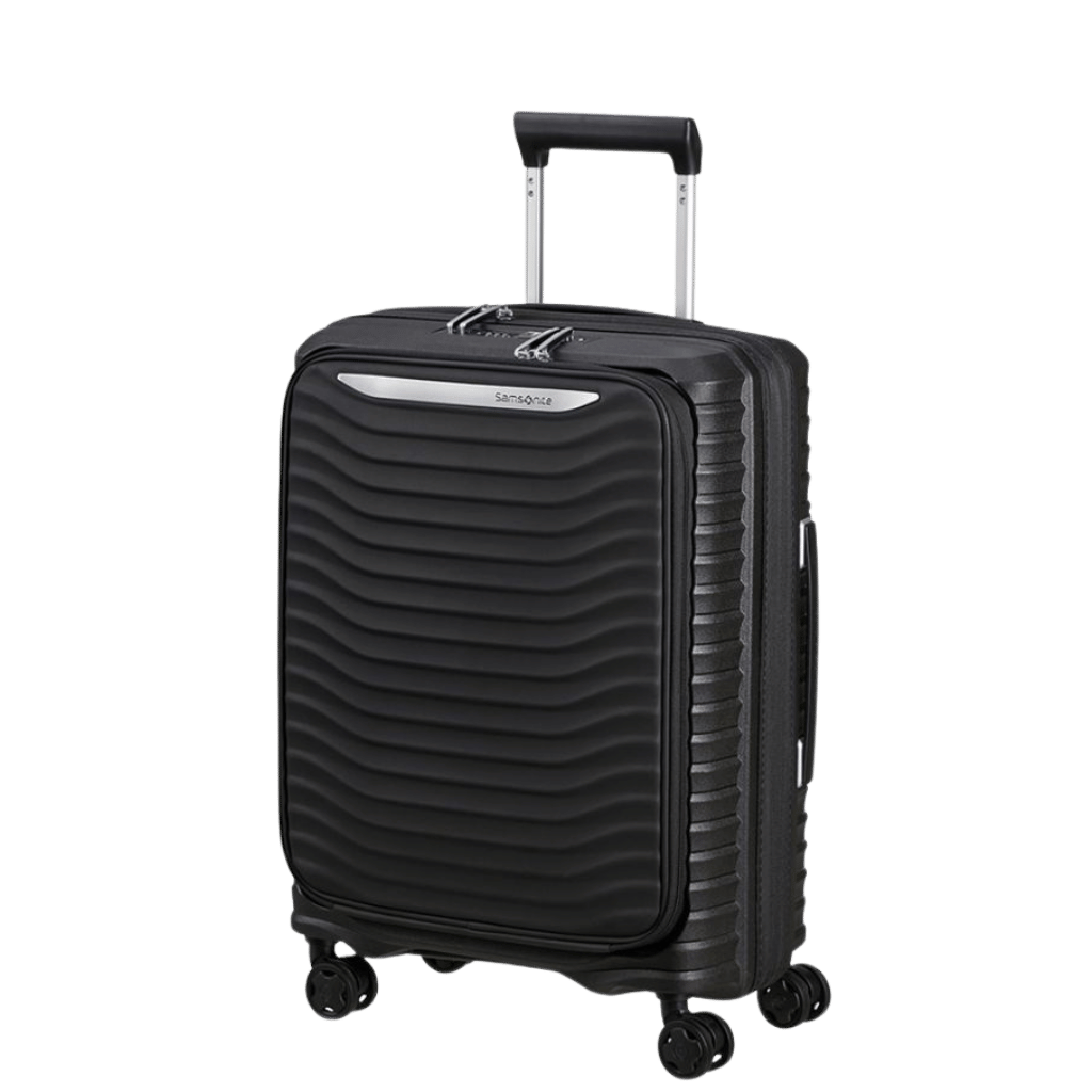 Samsonite Upscape Easy access 55cm business spinner KJ1 Black front3qrtr primary 1 png