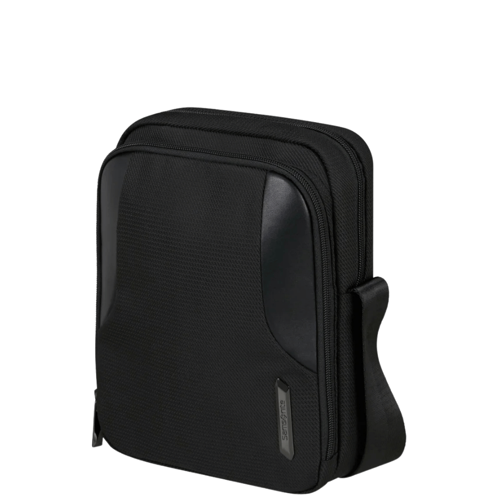 Samsonite XBR 2 Tablet crossbody black 9 7 inch front3qrtr primary png