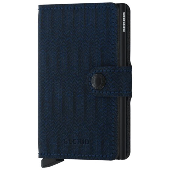 Secrid CCMDA Leather Miniwallet Dash Navy front3qrtr jpg
