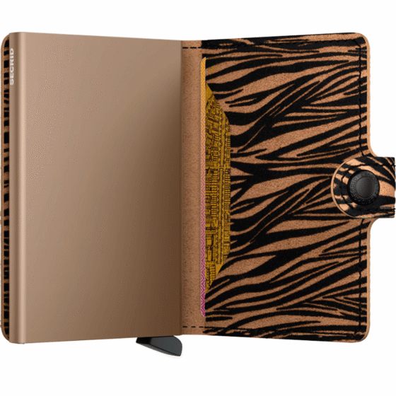Secrid Miiwallet Zebra leather beige interior2 png