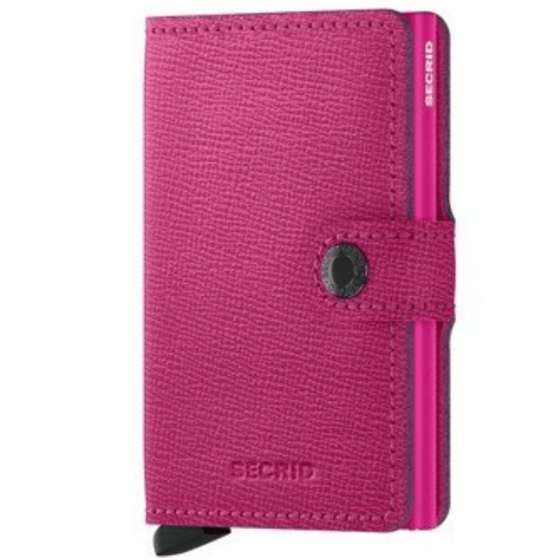 Secrid Miniwallet CCMC Crisple fuschia front3qrtr