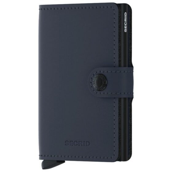 Secrid Miniwallet Matte Ccmm Blue Front3qrtr