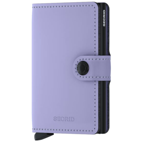Secrid Miniwallet Matte CCMM lilac front3qrtr jpg