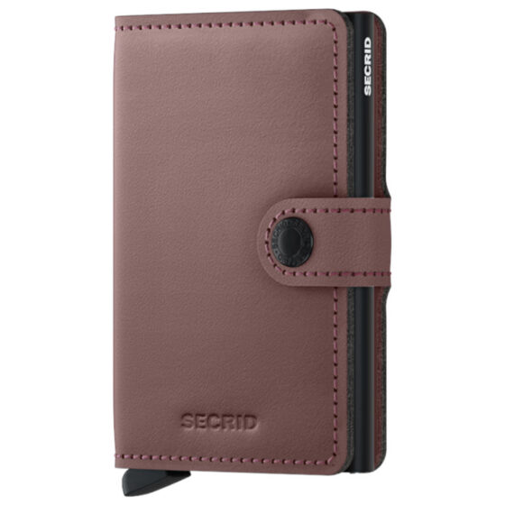 Secrid Miniwallet Matte CCMM rose front3qrtr jpg