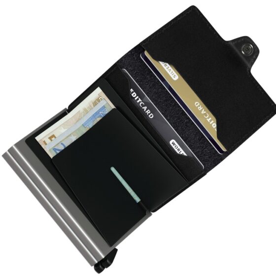 Secrid Twinwallet CCTO Original Black Open jpg