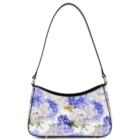 Serenade Lilac Peonies Shoulder Sling 52 0821 Purple Front