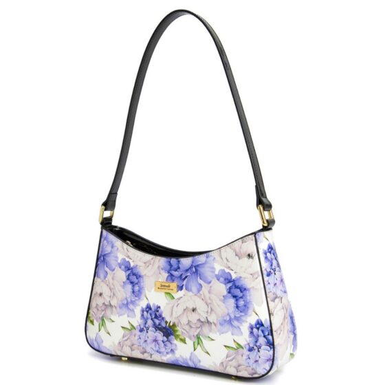 Serenade Lilac Peonies Shoulder Sling 52 0821 Purple Front3qrtr