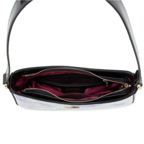 Serenade Lilac Peonies Shoulder Sling 52 0821 Purple Interior