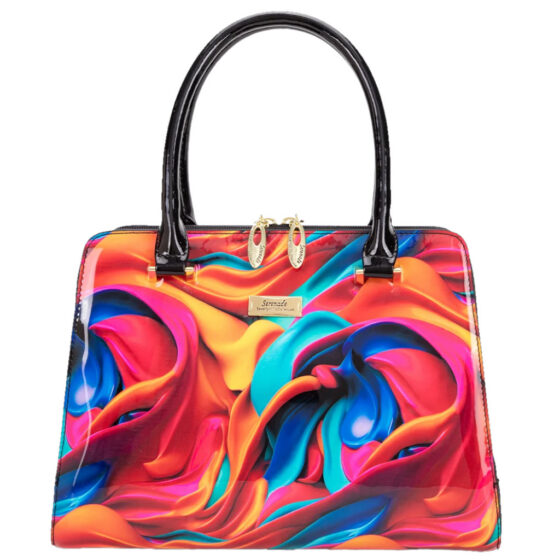 Serenade Stellar Grip Handle Bag Multi colour 0343 front jpeg