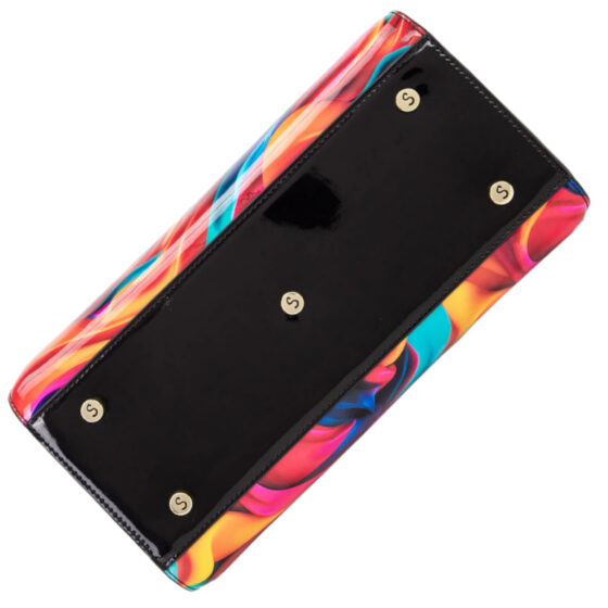 Serenade Stellar Grip Handle Bag Multi colour 0343 underneath jpeg