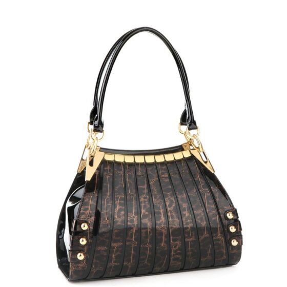 Serrenade Leopard Print Monica Shopper Seh7 7330 Brown Front3qrtr