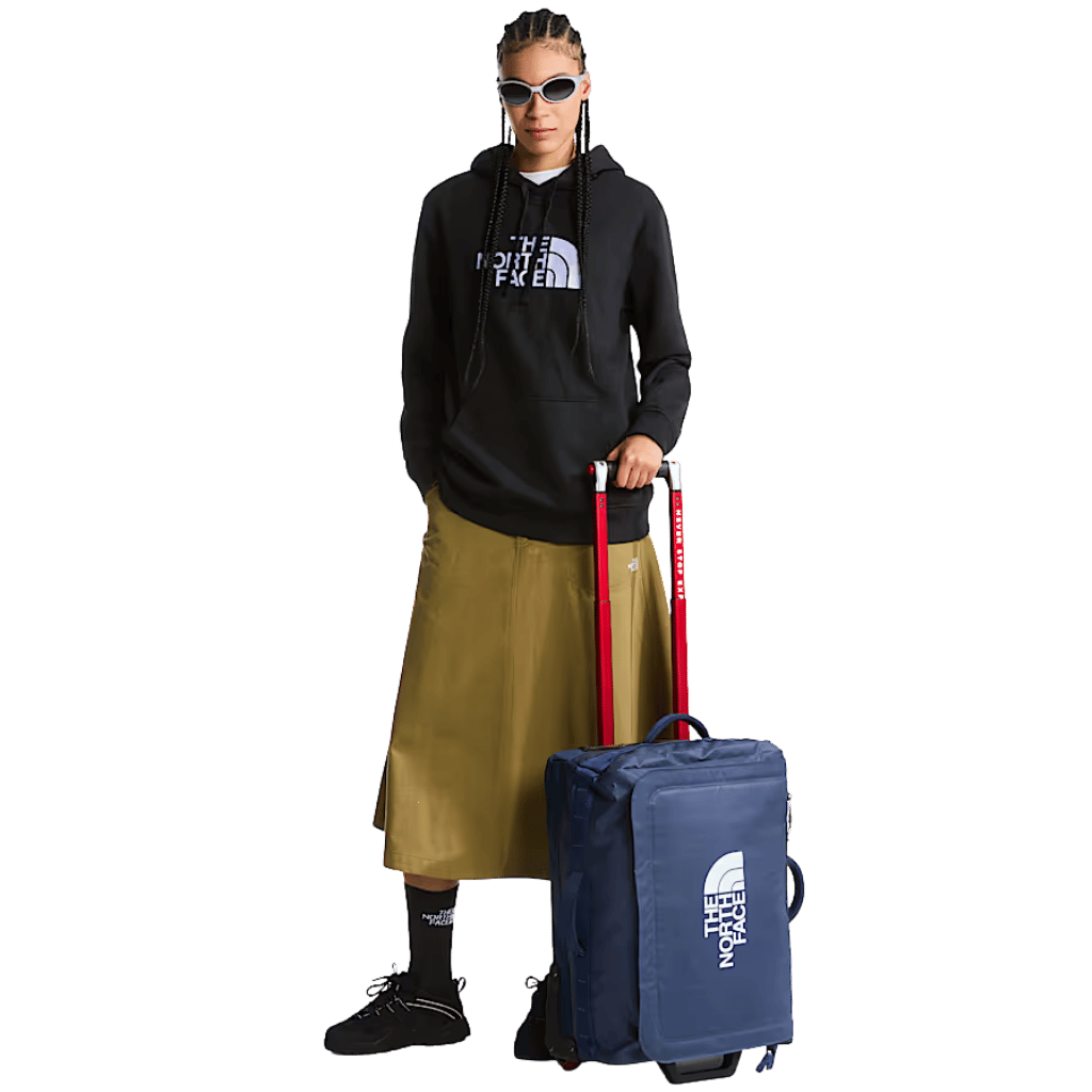 The North Face Base Camp Voyager Duffle 40L blue lifestyle