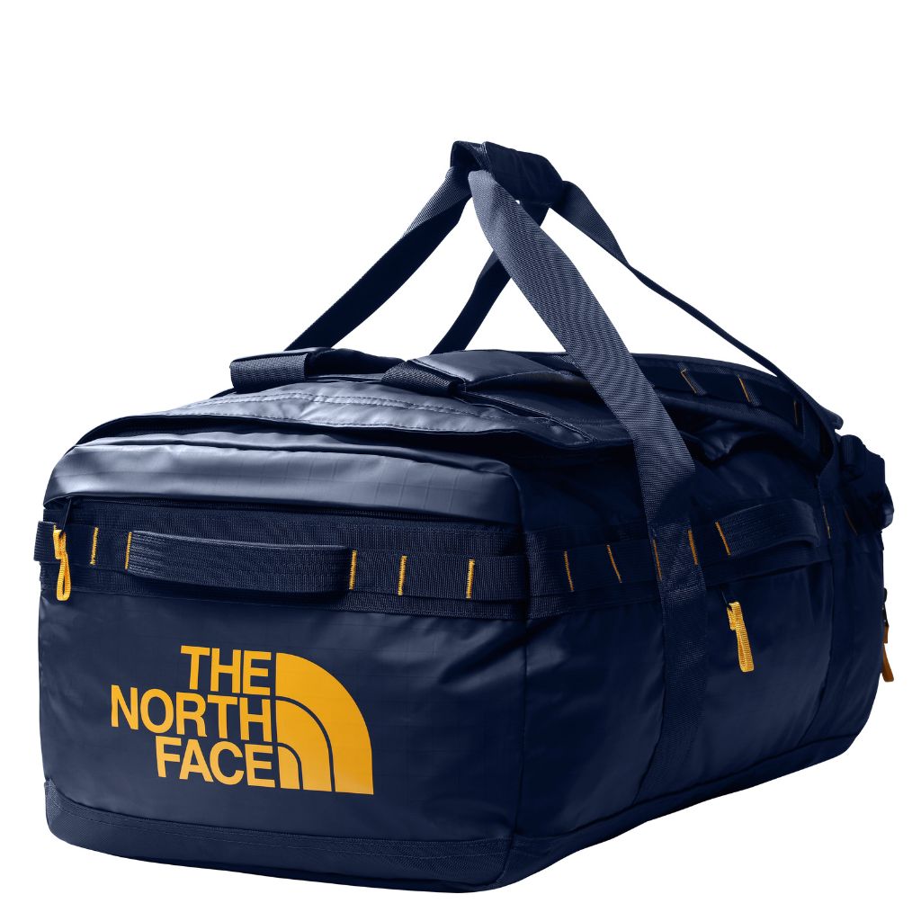 The North Face Base Camp Voyager Duffle 62 Navy Front3qrtr