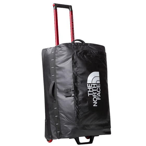The North Face Base Camp Voyager Duffle 94L Black front3qrtr primary