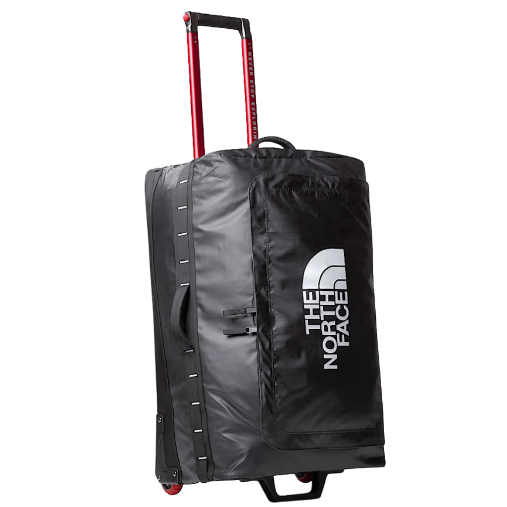 The North Face Base Camp Voyager Duffle 94L Black front3qrtr primary