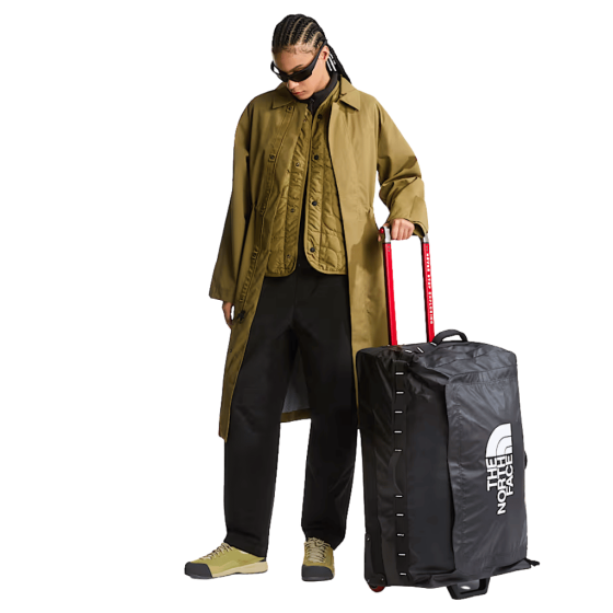 The North Face Base Camp Voyager Duffle 94L Black lifestyle